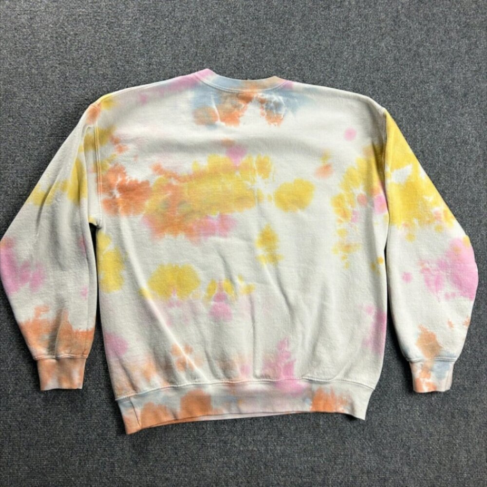 Harry Styles Sweatshirt Adults Large Tie Dye Graphic Crew Neck Pullover Gildan‎ - Picture 2 of 12